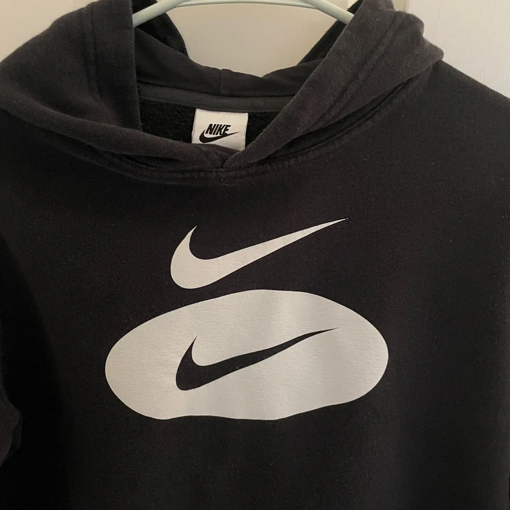 Nike Black Hoodie‎ with White Logo